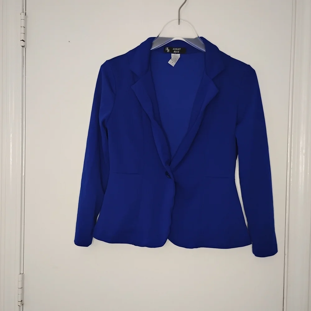 Ashley Blue Women's Vibrant Blazer - Picture 2 of 5